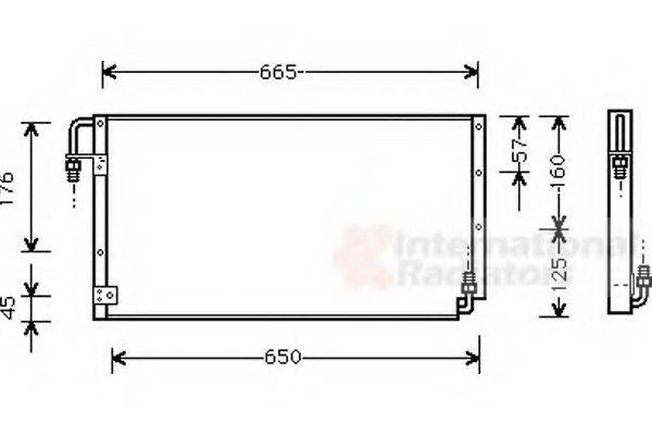 VAN WEZEL 53005211 Конденсатор, кондиционер