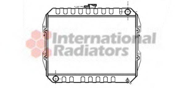 VAN WEZEL 58002090 Радиатор, охлаждение двигателя