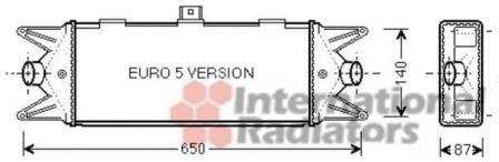 VAN WEZEL 28004099 Интеркулер