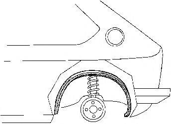 VAN WEZEL 3742347 Колесная ниша