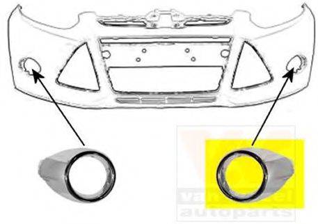 VAN WEZEL 1945597 Облицовка, бампер