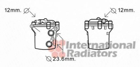 VAN WEZEL 30003541 масляный радиатор, двигательное масло