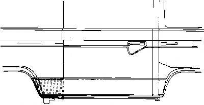 VAN WEZEL 5870141 Боковина