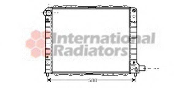 VAN WEZEL 73002054 Радиатор, охлаждение двигателя