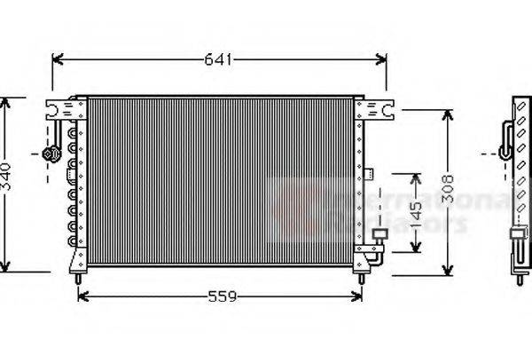 VAN WEZEL 82005038 Конденсатор, кондиционер