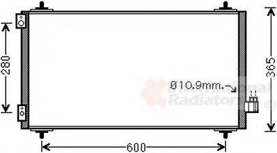 VAN WEZEL 09005271 Конденсатор, кондиционер