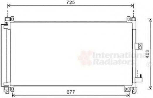 VAN WEZEL 09005273 Конденсатор, кондиционер