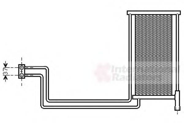 VAN WEZEL 06003368 масляный радиатор, двигательное масло