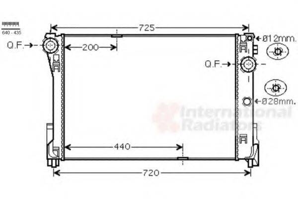 VAN WEZEL 30002591 Радиатор, охлаждение двигателя