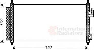 VAN WEZEL 25005248 Конденсатор, кондиционер