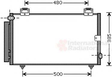 VAN WEZEL 53005594 Конденсатор, кондиционер