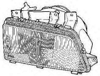 VAN WEZEL 4045941 Основная фара