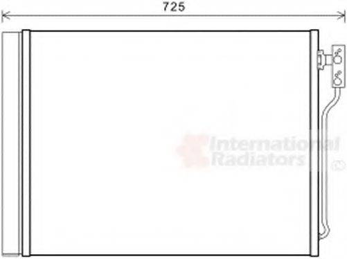 VAN WEZEL 06005435 Конденсатор, кондиционер