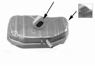 VAN WEZEL 1735081 Топливный бак