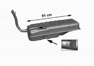 VAN WEZEL 5820081 Топливный бак