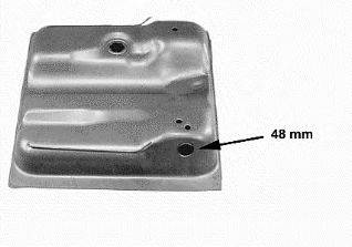 VAN WEZEL 5870083 Топливный бак