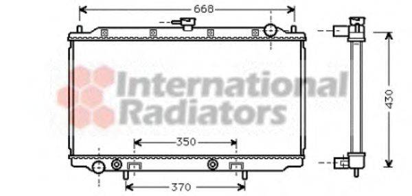 VAN WEZEL 13002196 Радиатор, охлаждение двигателя