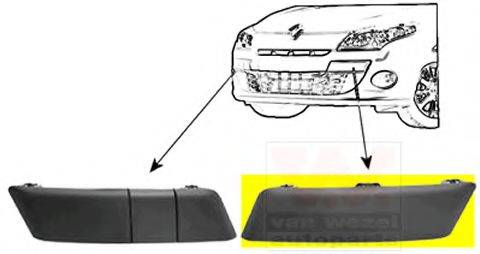 VAN WEZEL 4377581 Облицовка, бампер