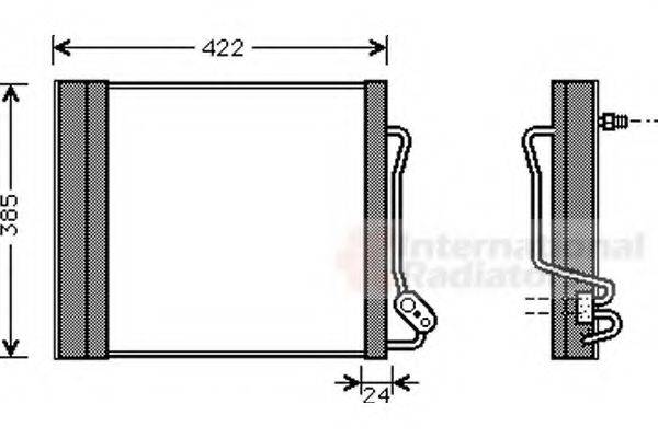 VAN WEZEL 29005001 Конденсатор, кондиционер