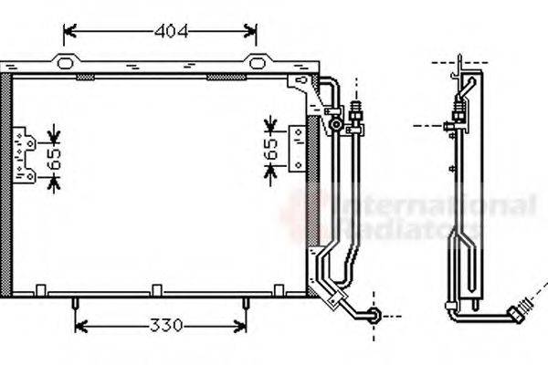 VAN WEZEL 30005279 Конденсатор, кондиционер