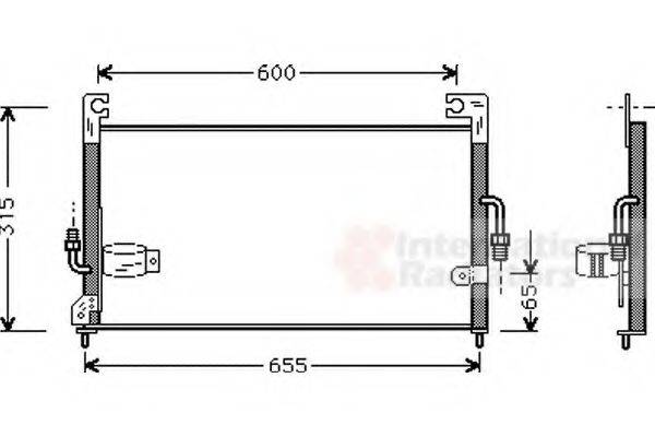 VAN WEZEL 32005115 Конденсатор, кондиционер