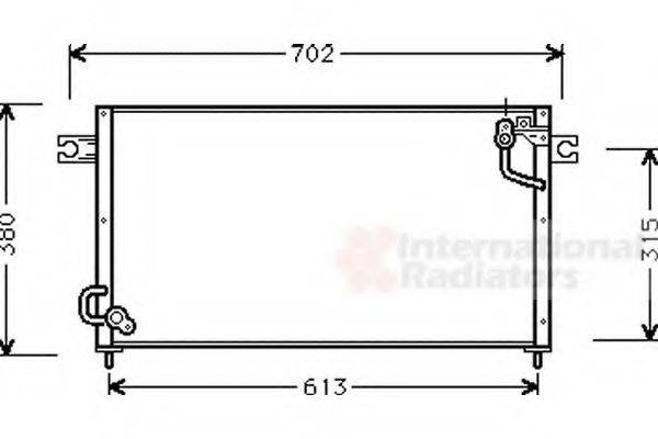 VAN WEZEL 32005124 Конденсатор, кондиционер