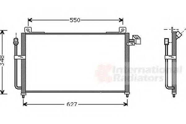 VAN WEZEL 27005141 Конденсатор, кондиционер