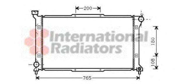 VAN WEZEL 51002036 Радиатор, охлаждение двигателя