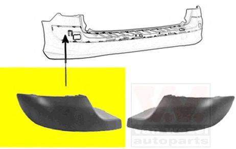 VAN WEZEL 4042557 Облицовка, бампер