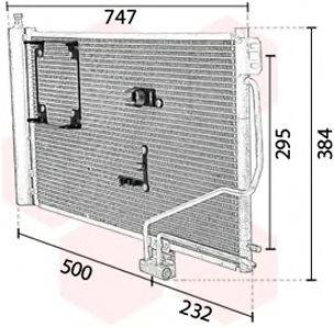 VAN WEZEL 30015298 Конденсатор, кондиционер