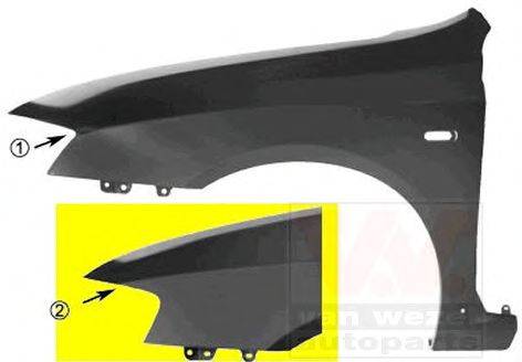 VAN WEZEL 1626655 Крыло