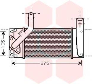 VAN WEZEL 53004475 Интеркулер