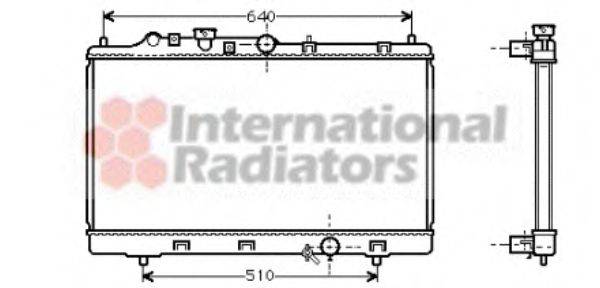 VAN WEZEL 27002153 Радиатор, охлаждение двигателя