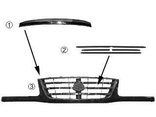 VAN WEZEL 5249510 Решетка радиатора