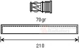 VAN WEZEL 0600D439 Осушитель, кондиционер