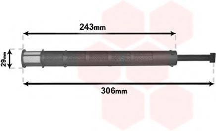 VAN WEZEL 0900D249 Осушитель, кондиционер