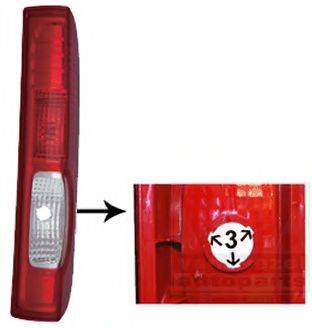 VAN WEZEL 4395934 Задний фонарь