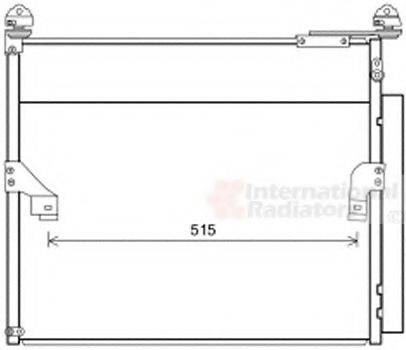 VAN WEZEL 53005655 Конденсатор, кондиционер