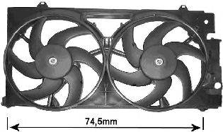 VAN WEZEL 0903749 Вентилятор, охлаждение двигателя