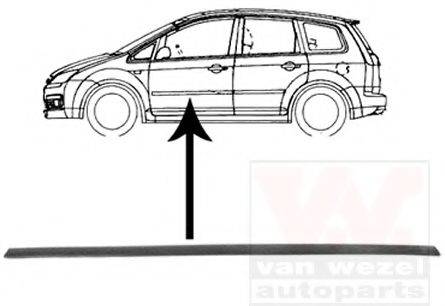 VAN WEZEL 1863423 Облицовка / защитная накладка, дверь