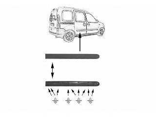 VAN WEZEL 4310426 Облицовка / защитная накладка, дверь