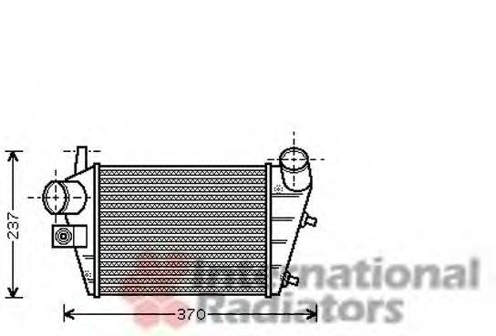 VAN WEZEL 01004085 Интеркулер