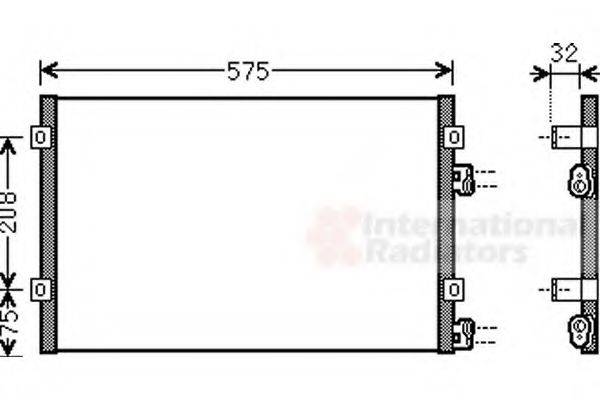 VAN WEZEL 07005071 Конденсатор, кондиционер