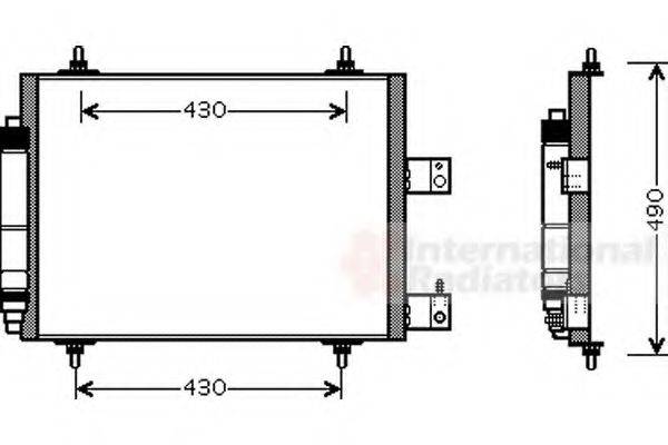 VAN WEZEL 09005213 Конденсатор, кондиционер