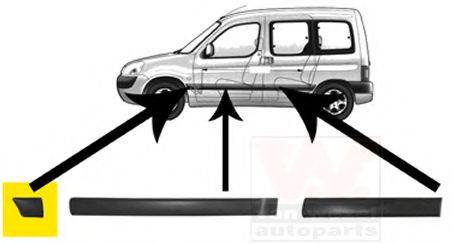 VAN WEZEL 4051421 Облицовка / защитная накладка, крыло