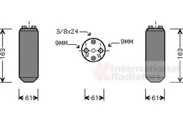 VAN WEZEL 1300D037 Осушитель, кондиционер