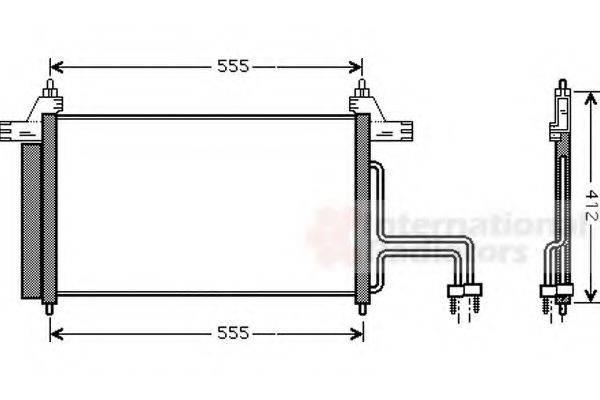 VAN WEZEL 17005253 Конденсатор, кондиционер