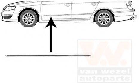 VAN WEZEL 5839403 Облицовка / защитная накладка, дверь