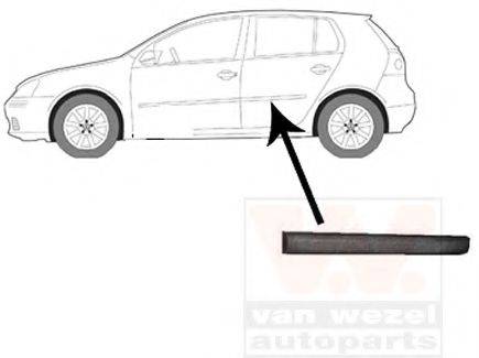 VAN WEZEL 5894405 Облицовка / защитная накладка, дверь