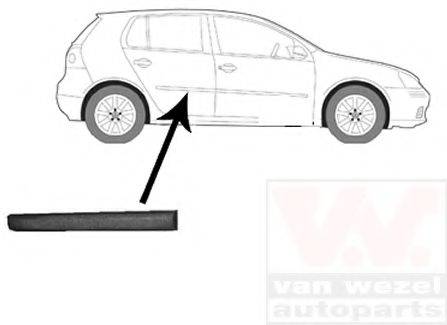 VAN WEZEL 5894406 Облицовка / защитная накладка, дверь